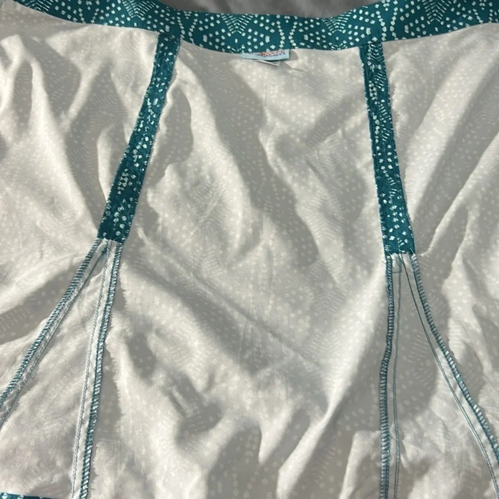 Rip Skirt Hawaii Teal Patterned Women's Skirt